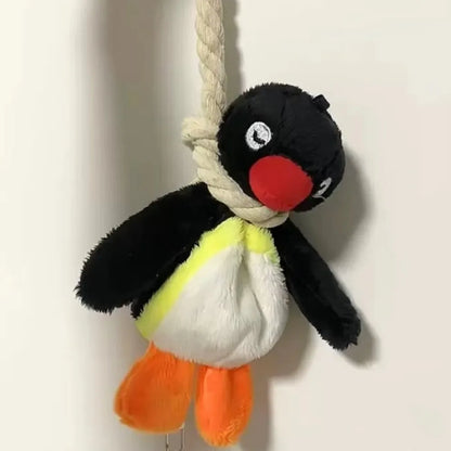 Depressed Penguin Plush Keychain