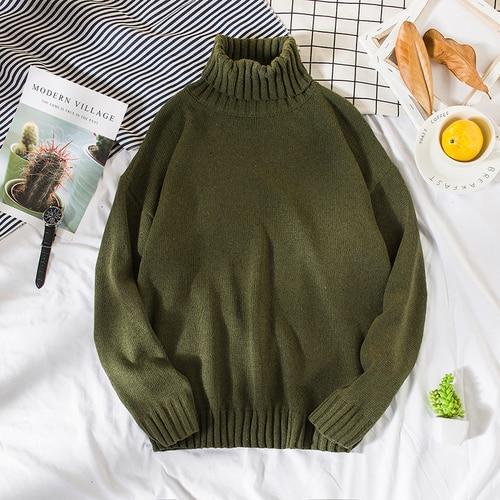 Double Double Knit Turtleneck Sweater