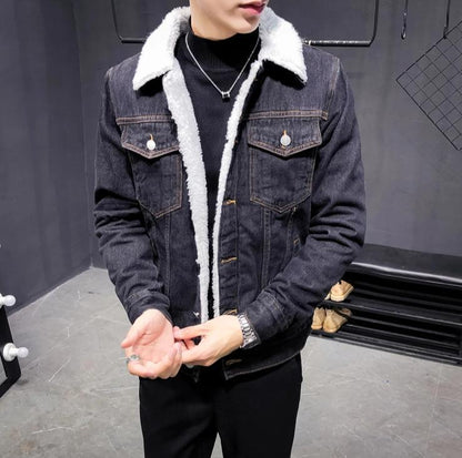 Vintage Fleece Denim Jacket