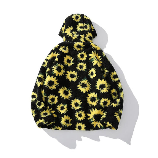 Sunflower Sherpa Hoodie