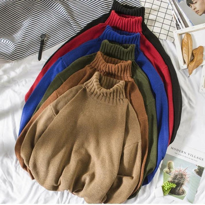 Double Double Knit Turtleneck Sweater