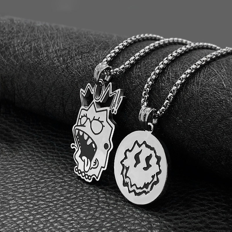 Lisa Simpson Lil Peep Necklace
