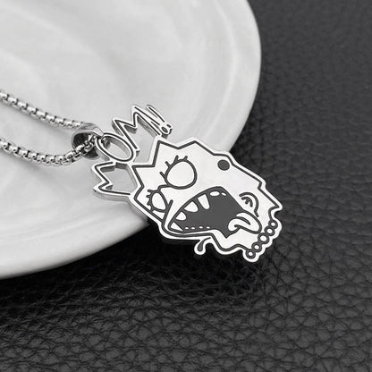 Lisa Simpson Lil Peep Necklace