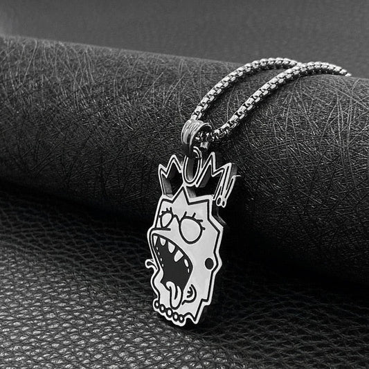 Lisa Simpson Lil Peep Necklace