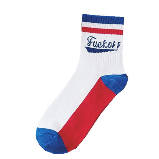 Fuck Off' Varsity Socks
