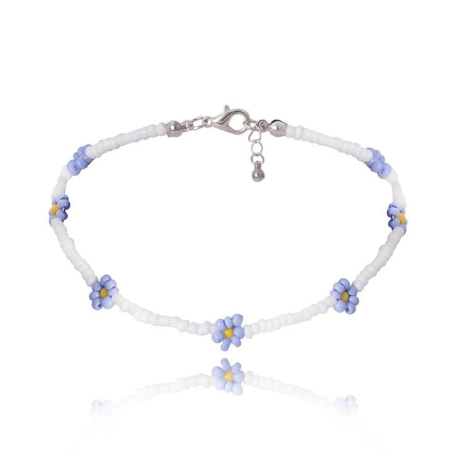 Beaded Flower Necklaces