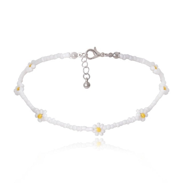 Beaded Flower Necklaces