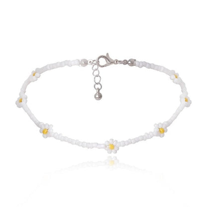 Beaded Flower Necklaces