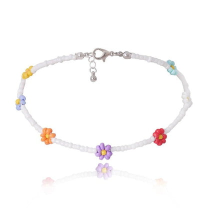 Beaded Flower Necklaces