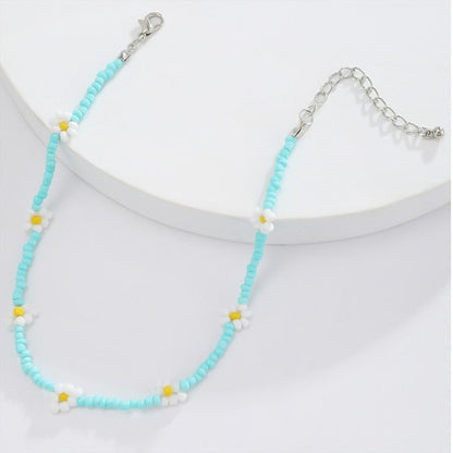 Beaded Flower Necklaces