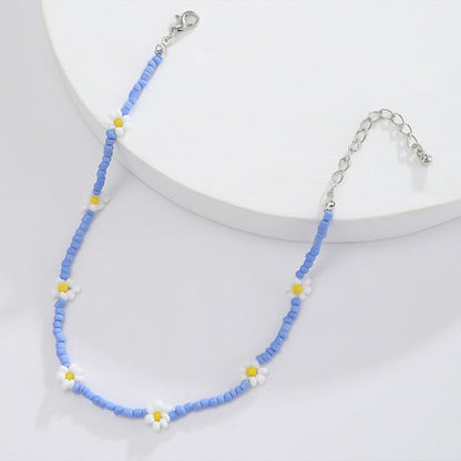 Beaded Flower Necklaces