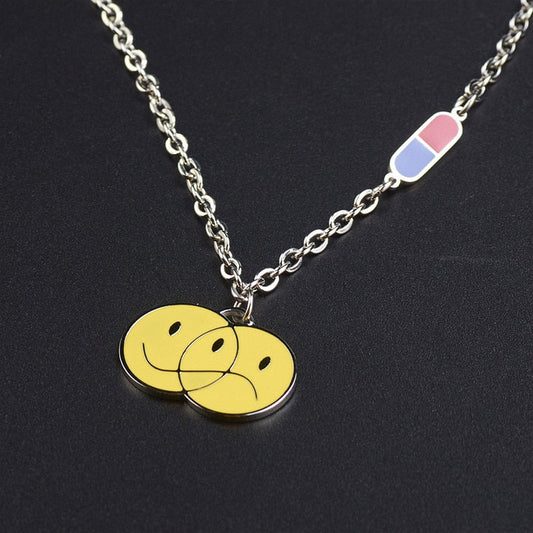 Happy & Sad Necklace