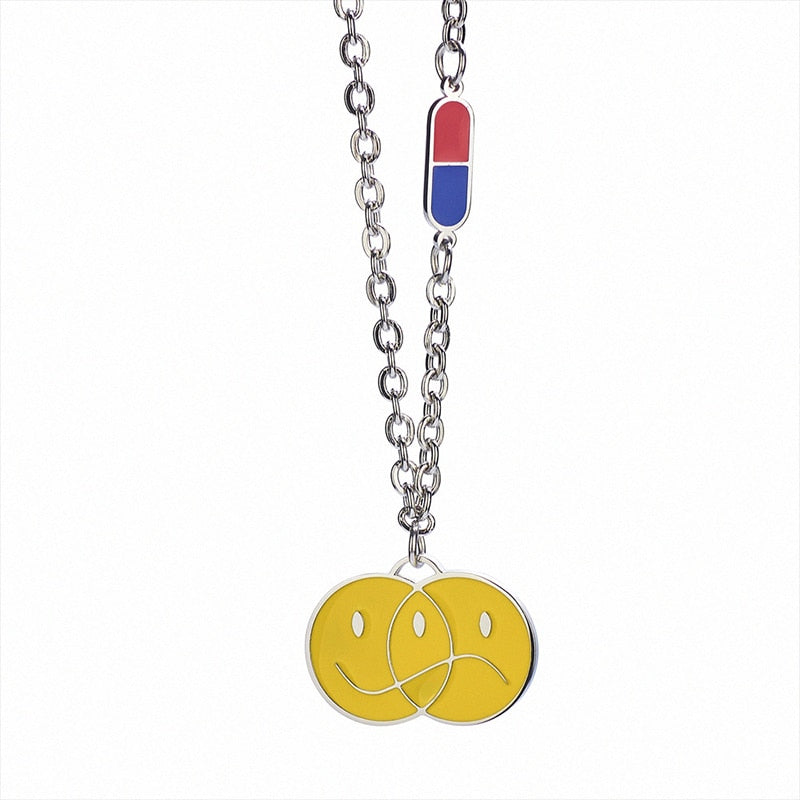 Happy & Sad Necklace