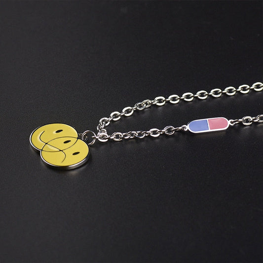 Happy & Sad Necklace