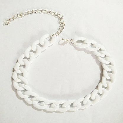 Thick Acrylic Cuban Link Chains