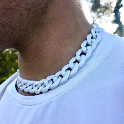 Thick Acrylic Cuban Link Chains