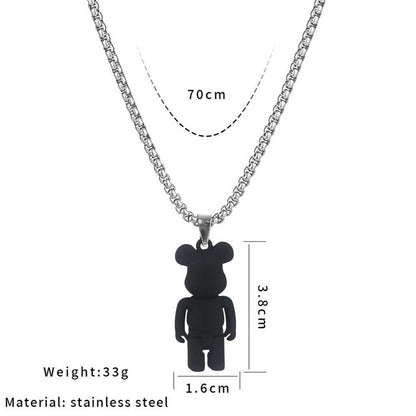 Brick Bear Necklace
