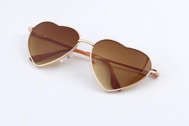 Heart Shaped Gradient Sunglasses