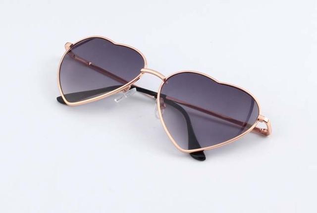Heart Shaped Gradient Sunglasses