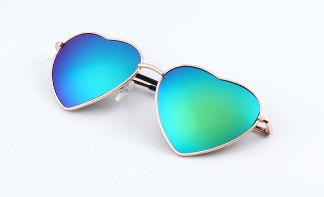Heart Shaped Gradient Sunglasses