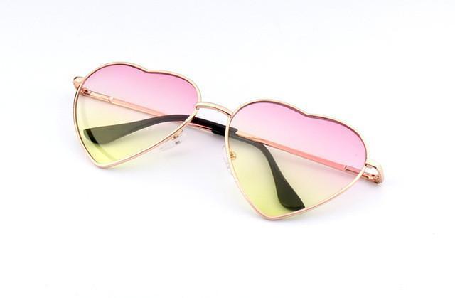 Heart Shaped Gradient Sunglasses