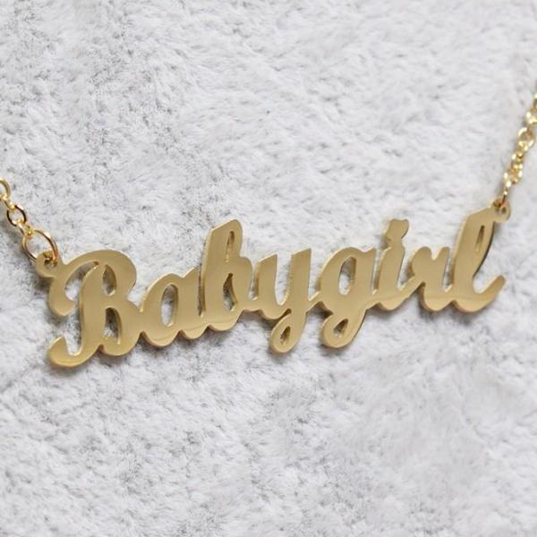 Babygirl Gold Necklace