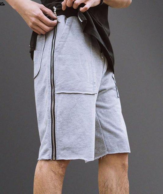 Shorts With Full Side Zipper