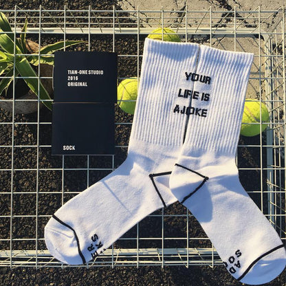 Your Life Is A Joke Socks