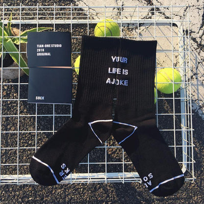Your Life Is A Joke Socks