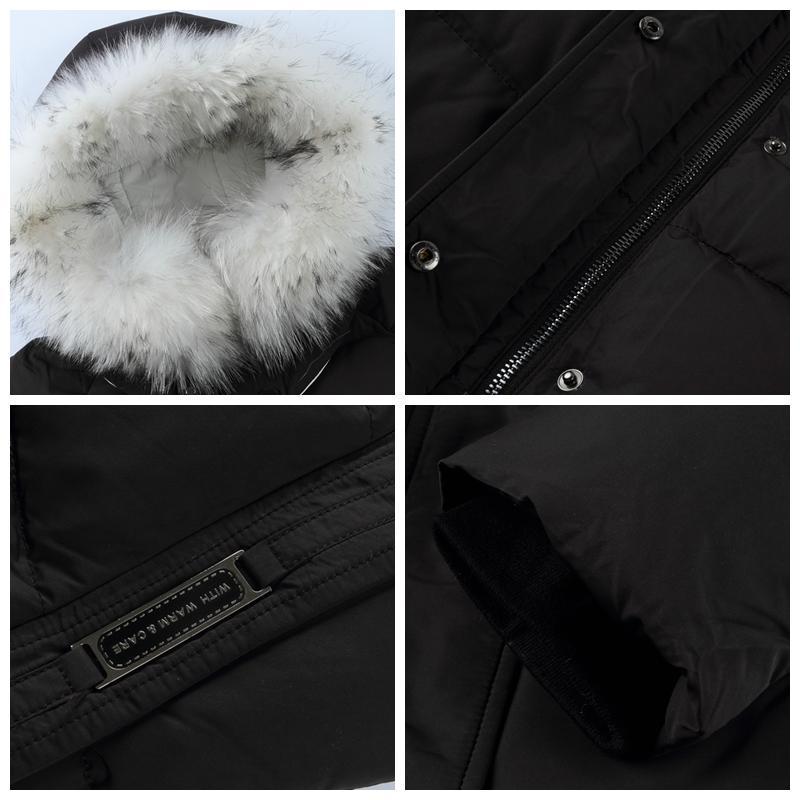 Faux Fox Extended Down Jacket