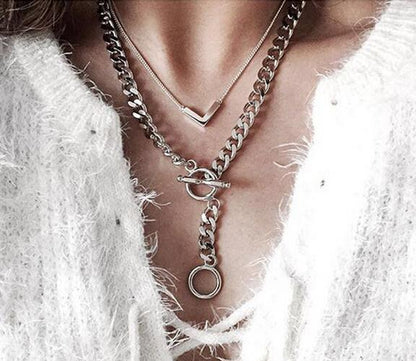 Two Piece Cuban Chain Set