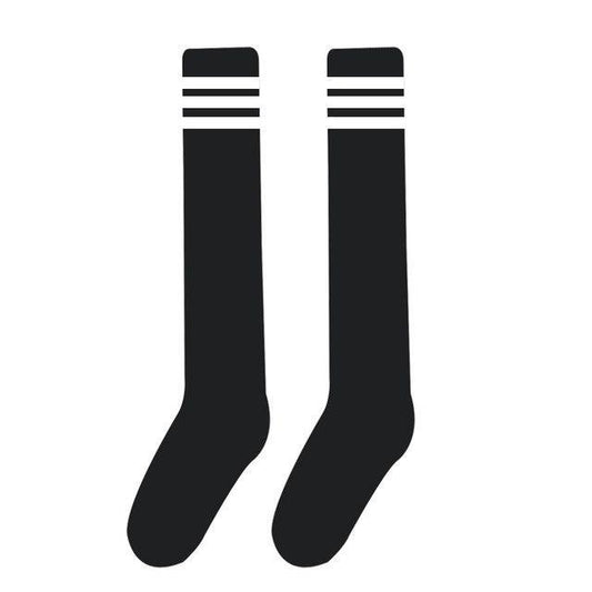 Striped Varsity Thigh Socks