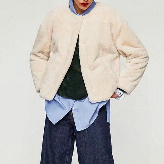 Sherpa Faux Fur Jacket