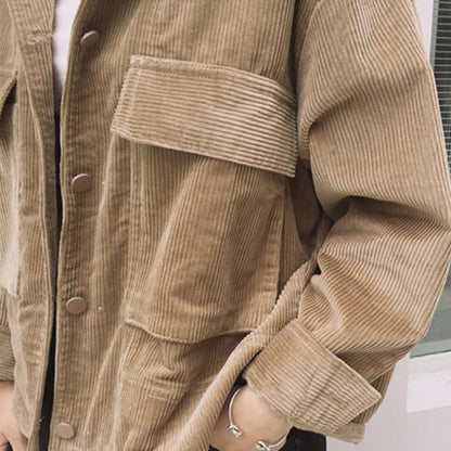 Corduroy Large Pocket Jacket