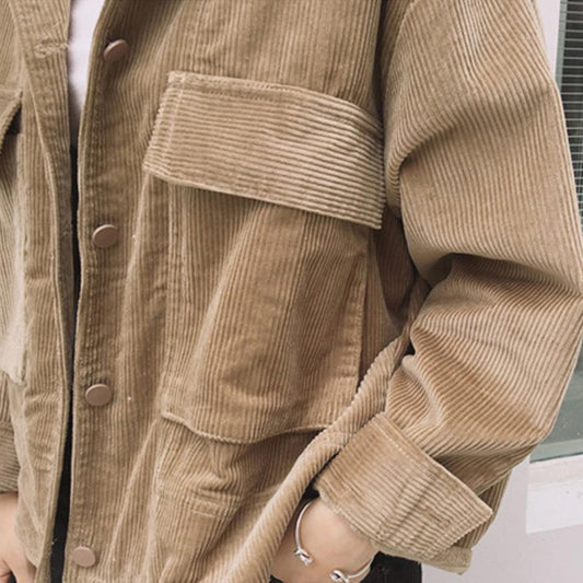 Corduroy Large Pocket Jacket