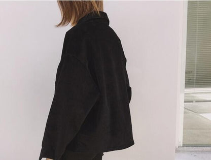 Corduroy Large Pocket Jacket