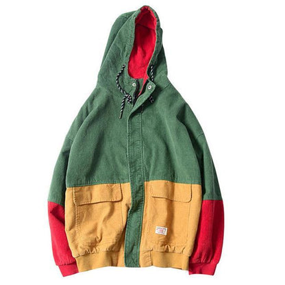 Pantone Corduroy Hooded Jacket