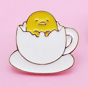 Gudetama Enamel Pins