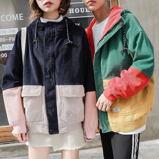 Corduroy Zip Up Jacket