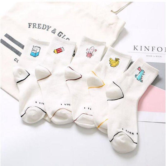 Knitted Cartoon Socks