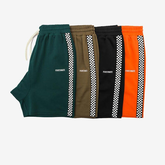 Checkered Striped Shorts