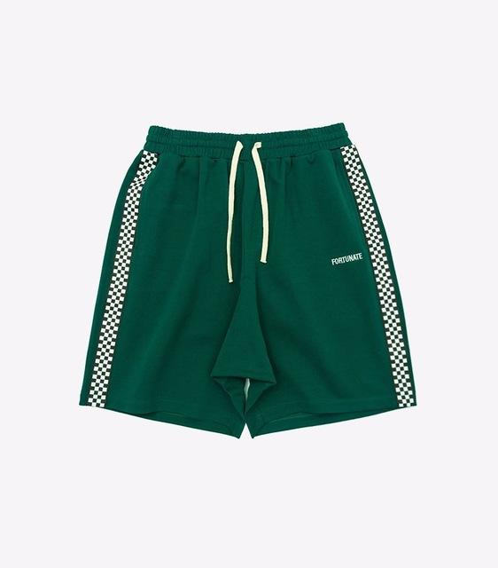 Checkered Striped Shorts