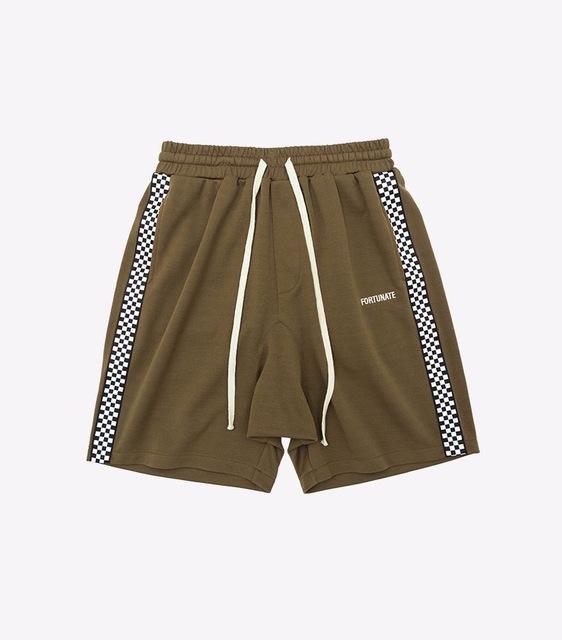 Checkered Striped Shorts