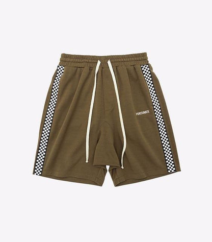 Checkered Striped Shorts