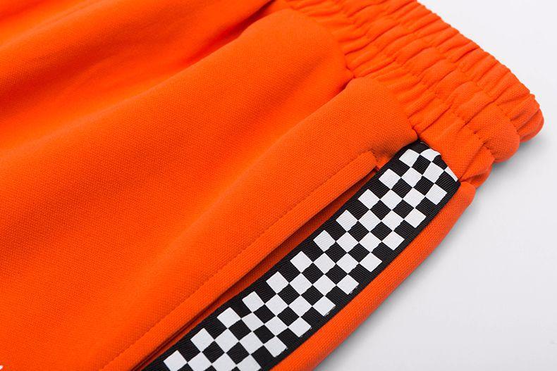 Checkered Striped Shorts