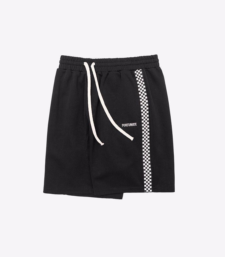 Checkered Striped Shorts