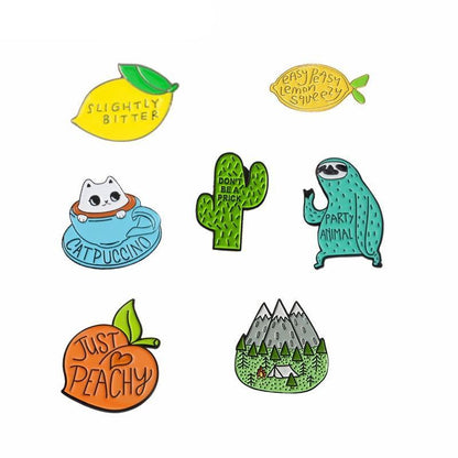 Easy Peasy Lemon Squeezy Enamel Pins