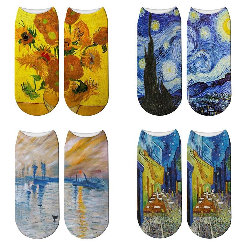 Classical painting Ankle Socks