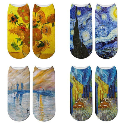 Classical painting Ankle Socks