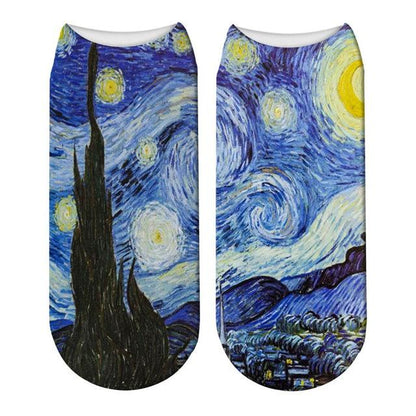Classical painting Ankle Socks
